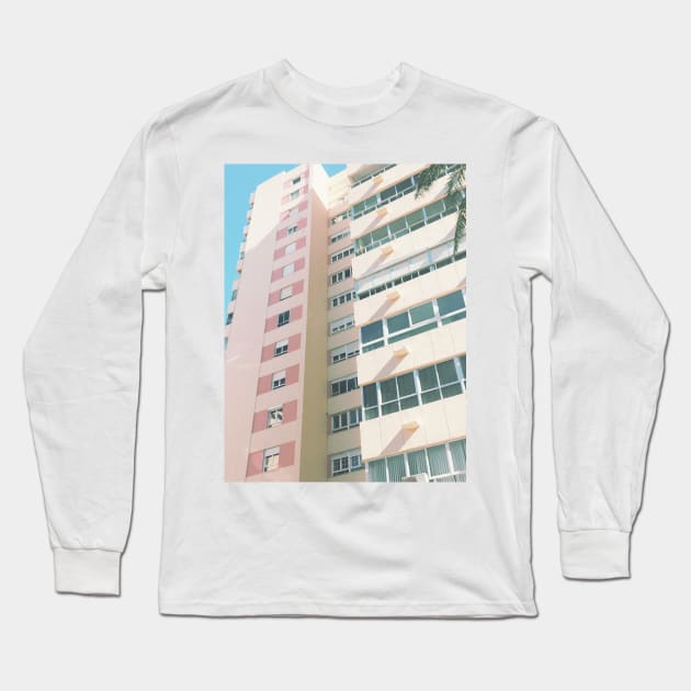 Pastel Facade Long Sleeve T-Shirt by Cassia